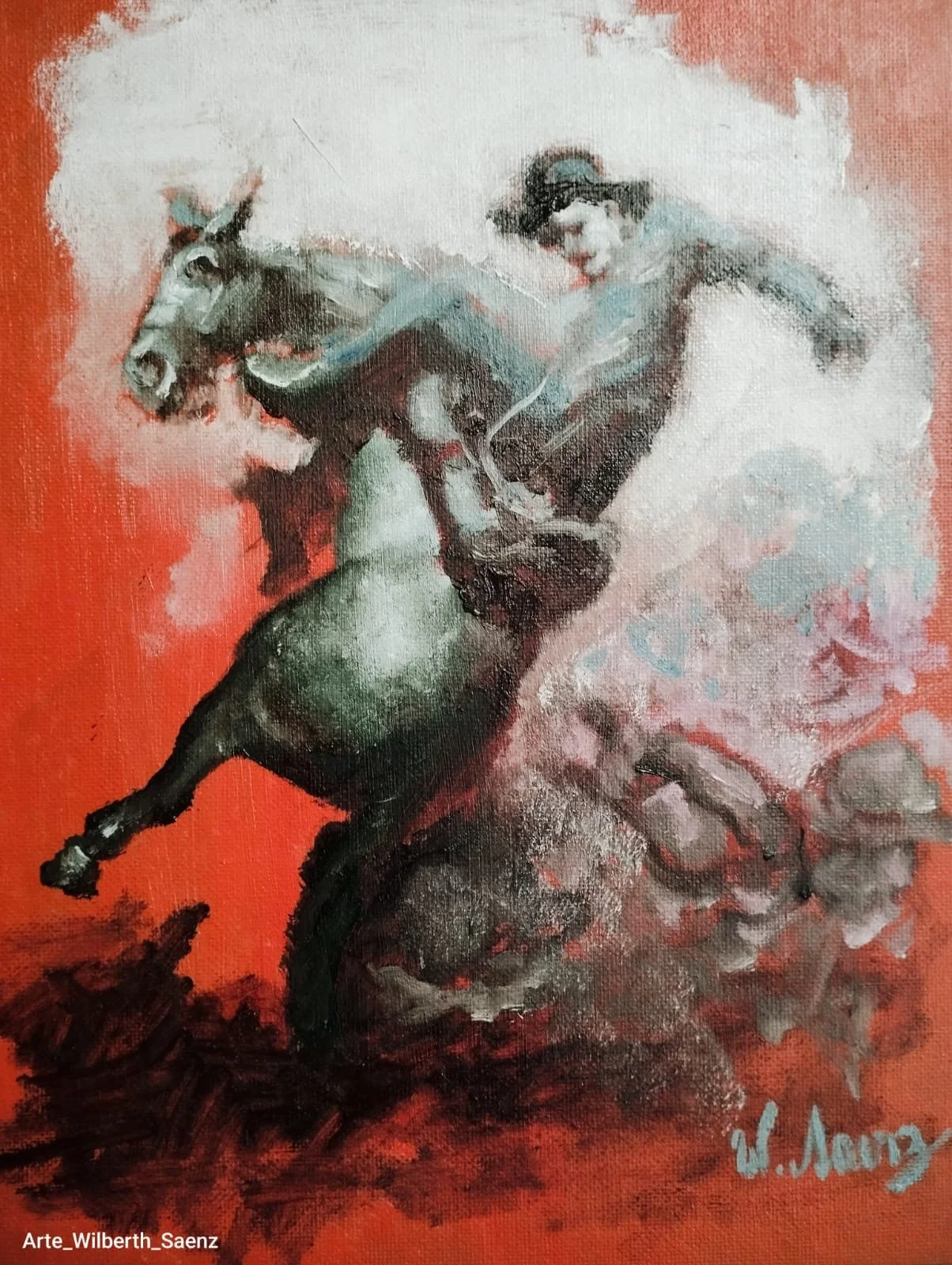 Boceto / Óleo sobre lienzo, 24 x 30 cm                                            