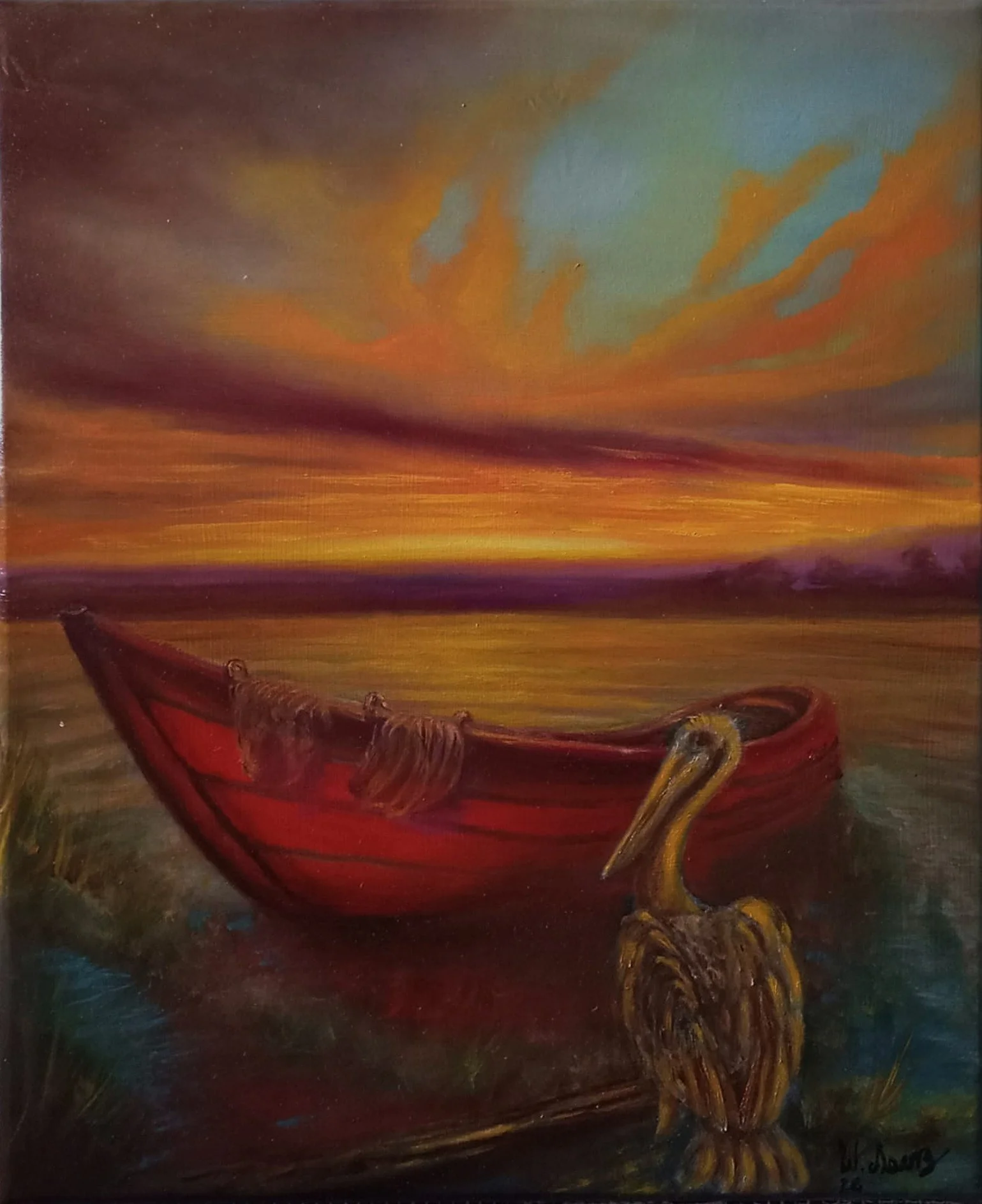 "Testigo" / Óleo sobre lienzo, 60 x 50 cm