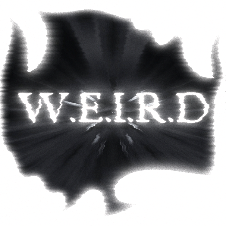 The Spotify cover art for the WZIS horror series, W.E.I.R.D