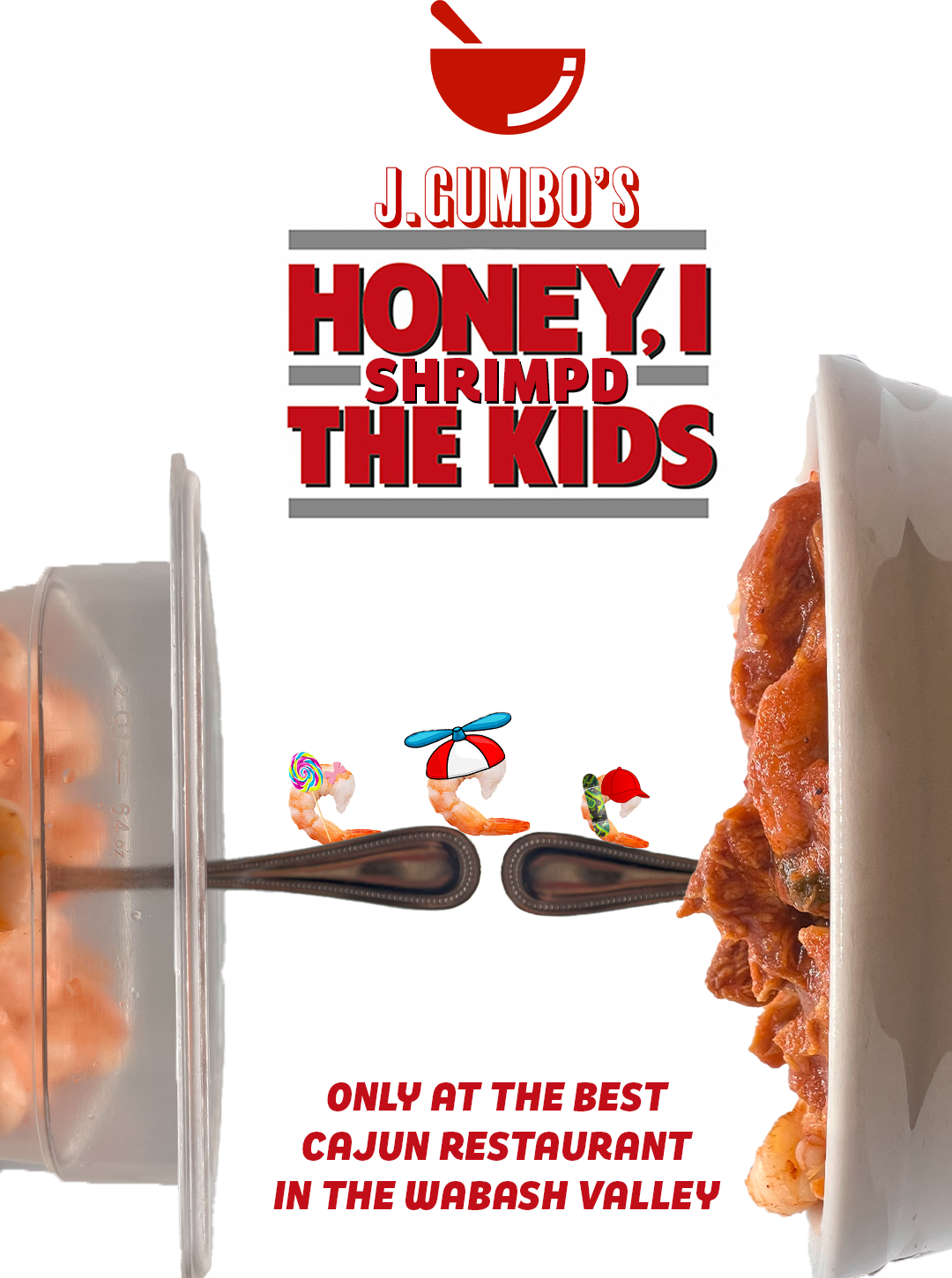 Promotional parody poster I did for J Gumbo's Terre Haute.