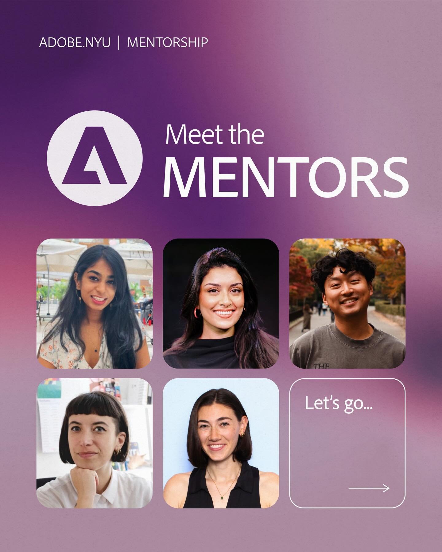 Meet our wonderful mentors ✨
They&rsquo;ll be working with our mentees and providing feedback throughout the program.
Swipe to learn a few fun facts about them!

⏰ As a reminder, applications are due in just a few days!