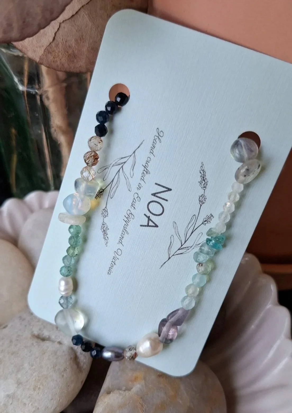 Original Mermaid Bracelet - Apatite/Fluorite