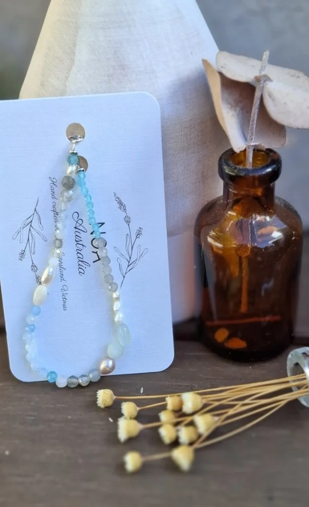 Mermaid Stacker Bracelet - Aquamarine