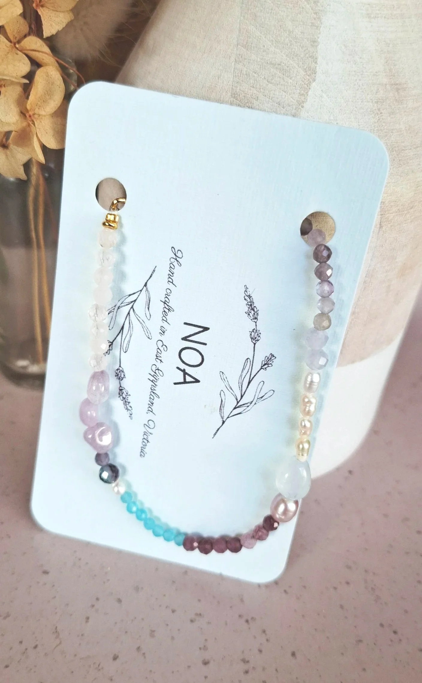 Mermaid Stacker Bracelet - Amethyst