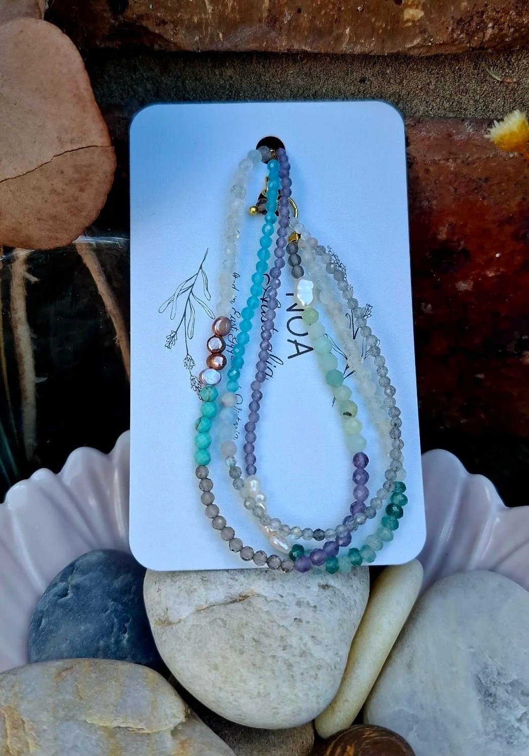 Jacqueline Bracelet - Amethyst/Labradorite