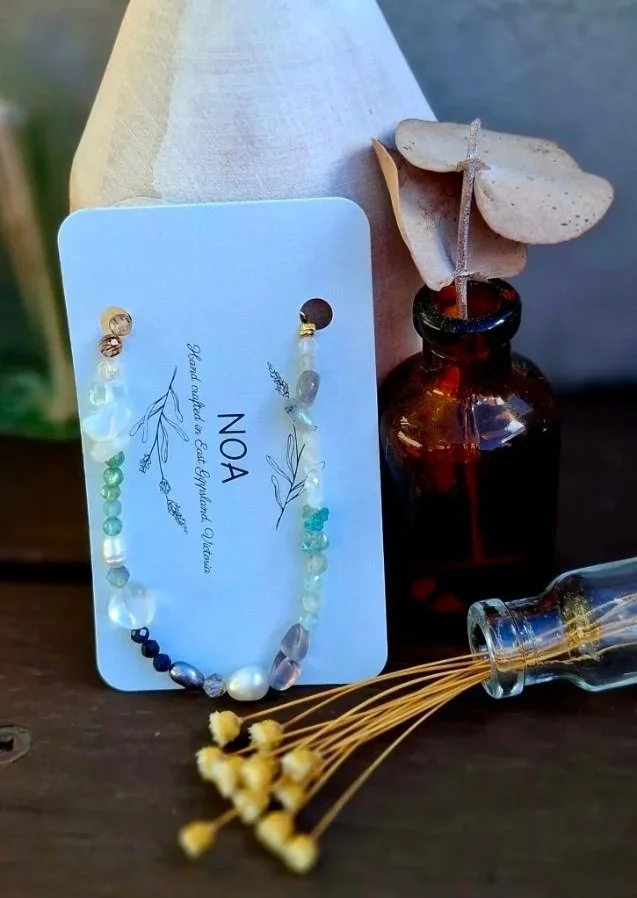 Original Mermaid Bracelet - Apatite/Fluorite