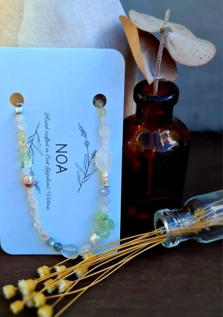 Original Mermaid Bracelet - Aquamarine/Prehnite