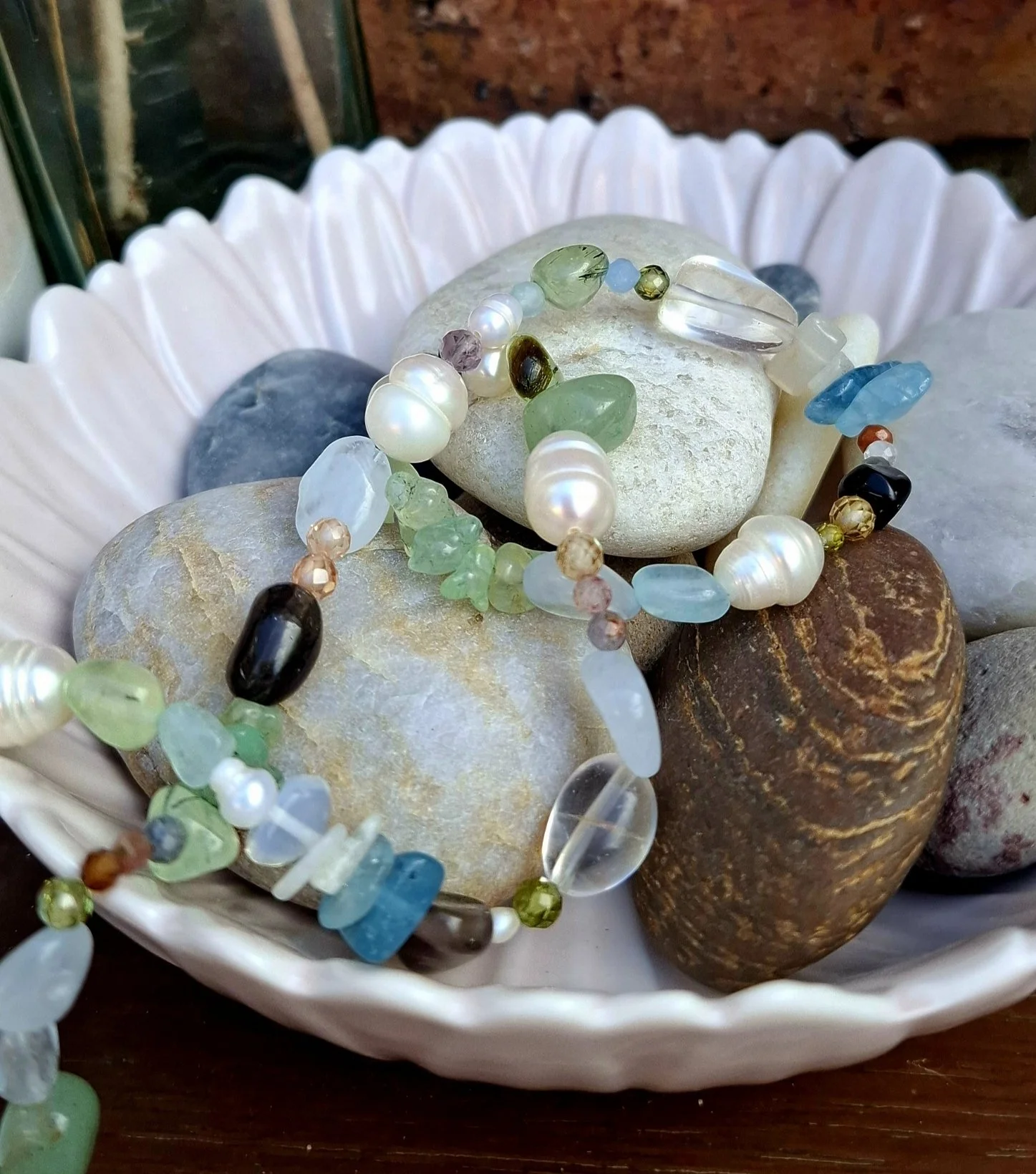 Mermaid Necklace - Prehnite