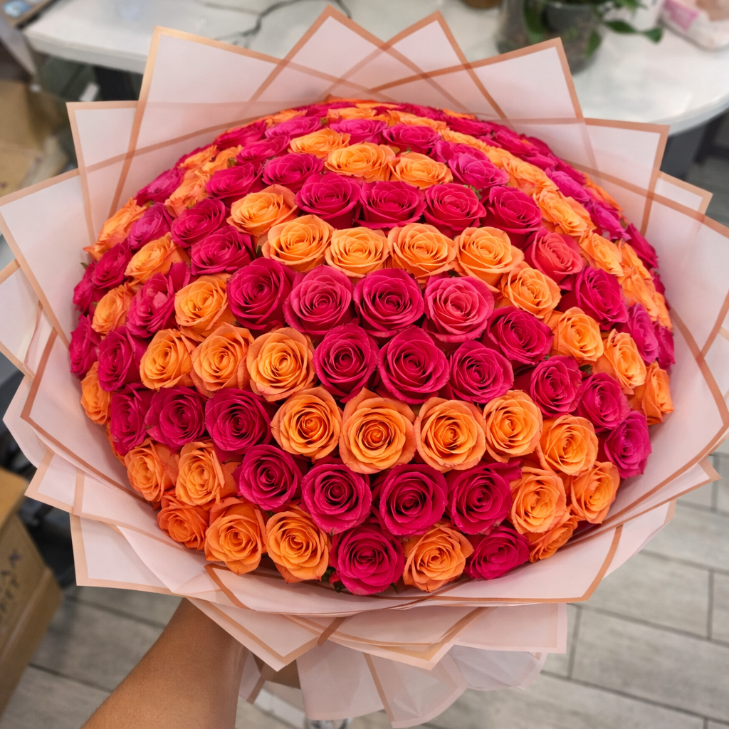 60 CM Fuego Luxury Bouq