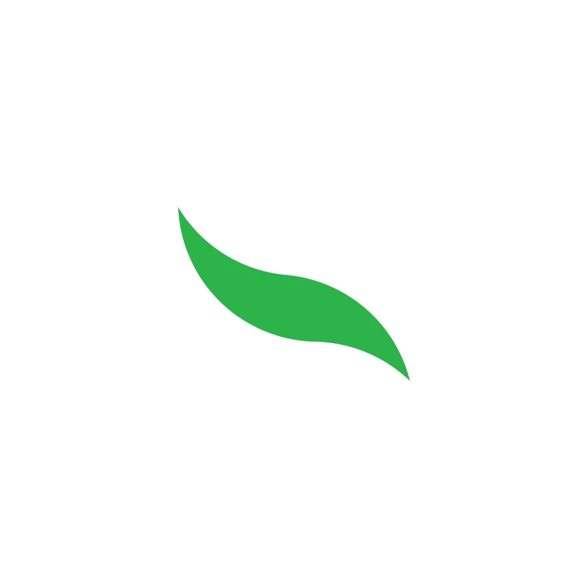 Light green leaf from Agrownomics logo on a white background.