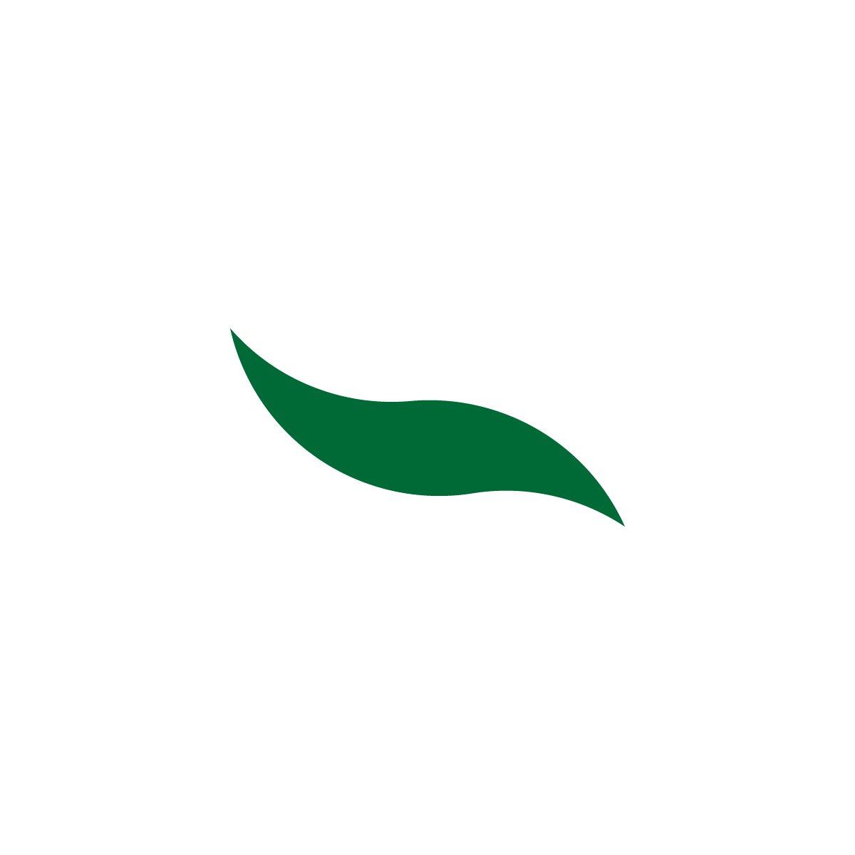 Green leaf from Agrownomics logo on a white background.