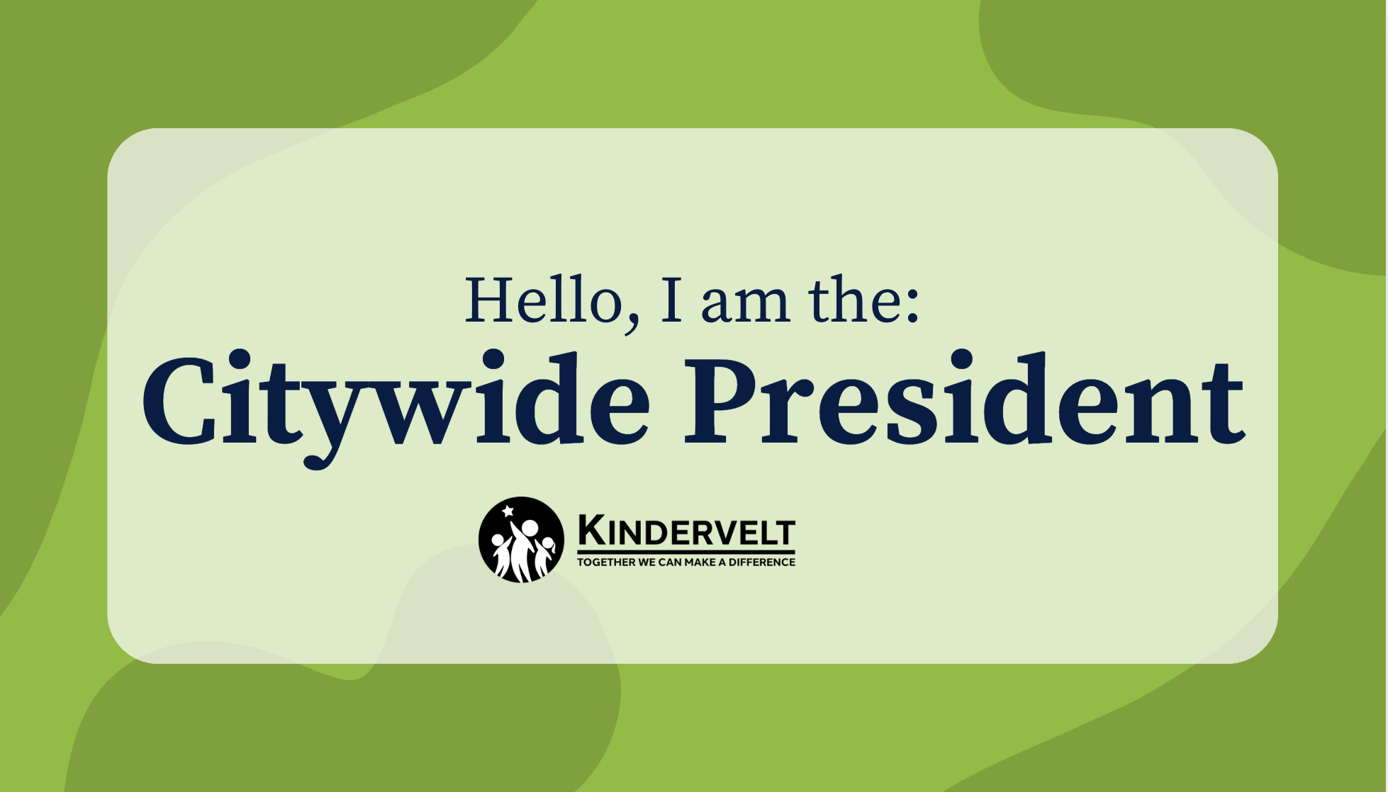 To enhance connection and navigation at citywide events, I created custom name tags that prominently displayed leadership roles alongside Kindervelt branding