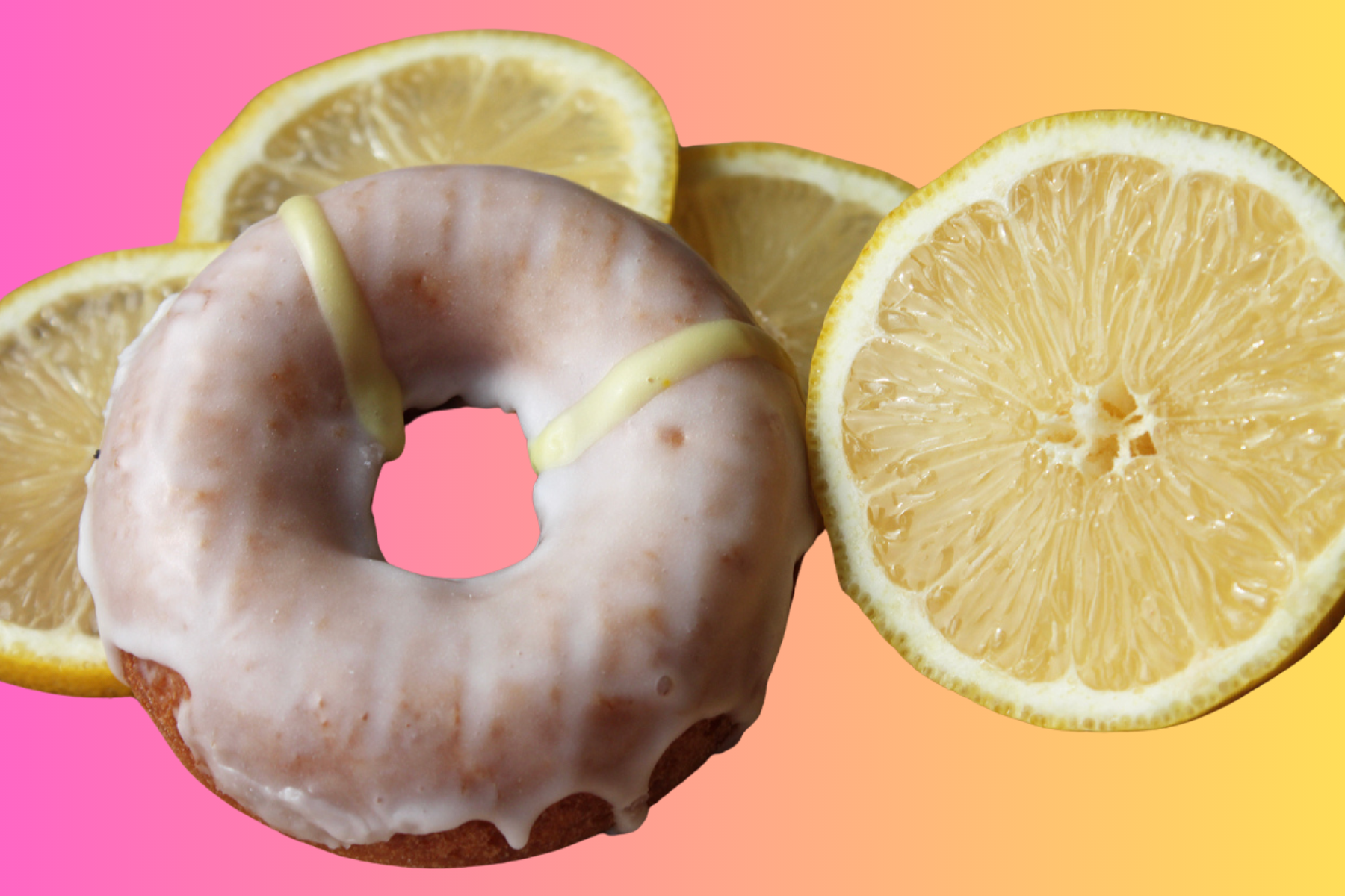 Lemon Cake Graphic, Holtman's Donuts