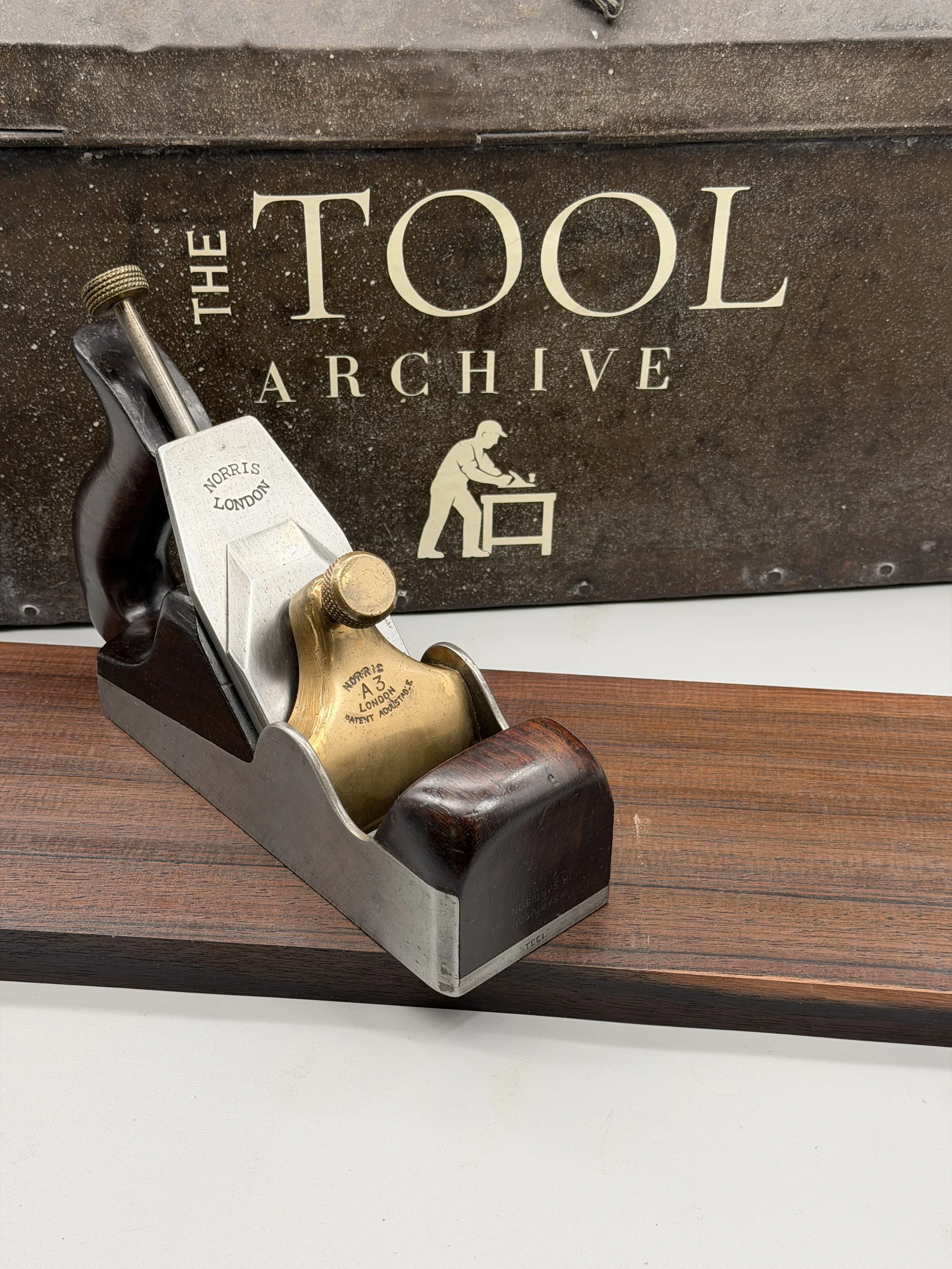 Norris A3 Smoothing Plane - Dovetailed Steel & Rosewood