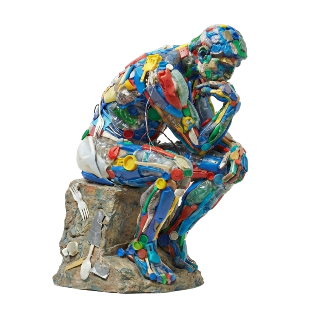 Recycled Plastic Thinker