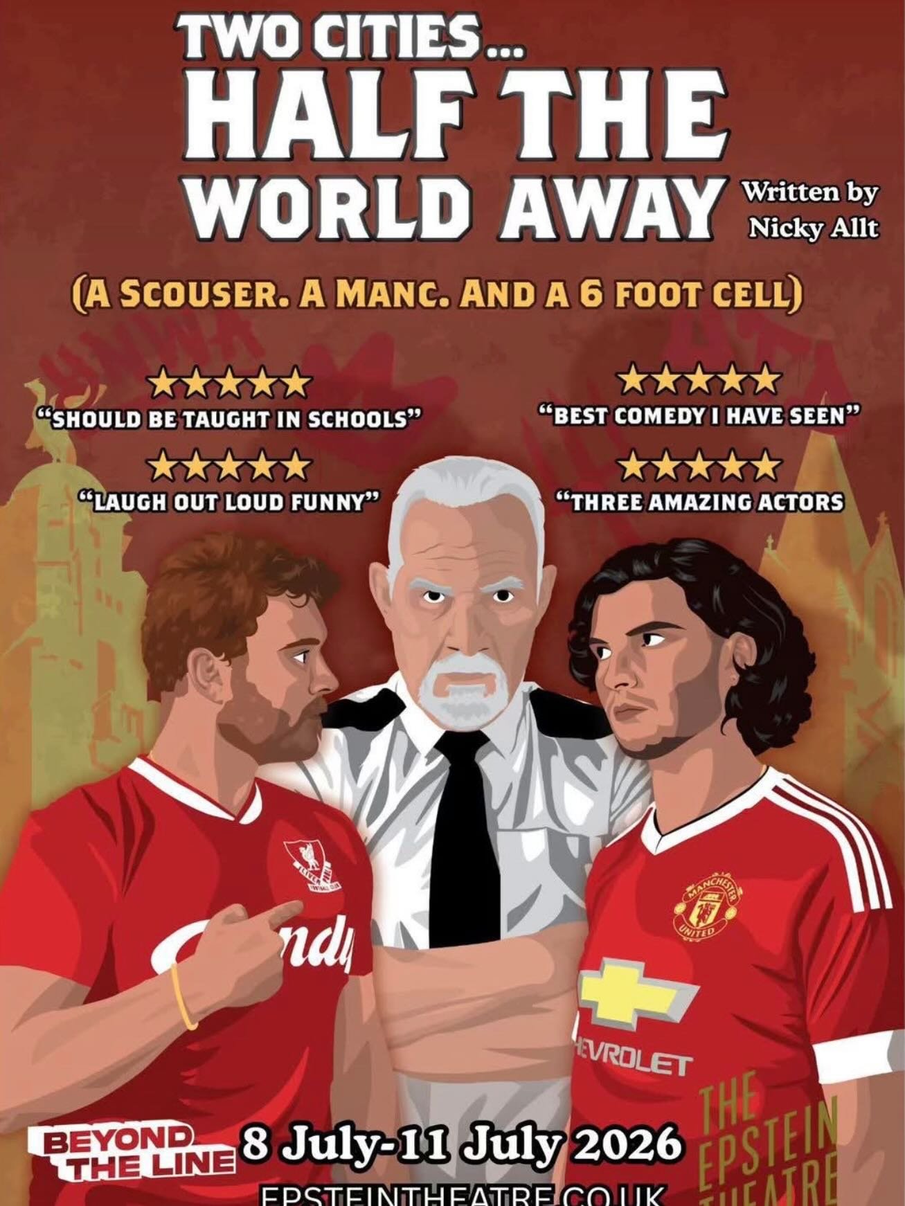 We are BACK!
The North West&rsquo;s best comedy is returning home to Liverpool at the Epstein Theatre this summer.

A Scouser and a Manc in a six-foot cell &mdash; what could possibly go wrong?
Grab your tickets now before they&rsquo;re gone!