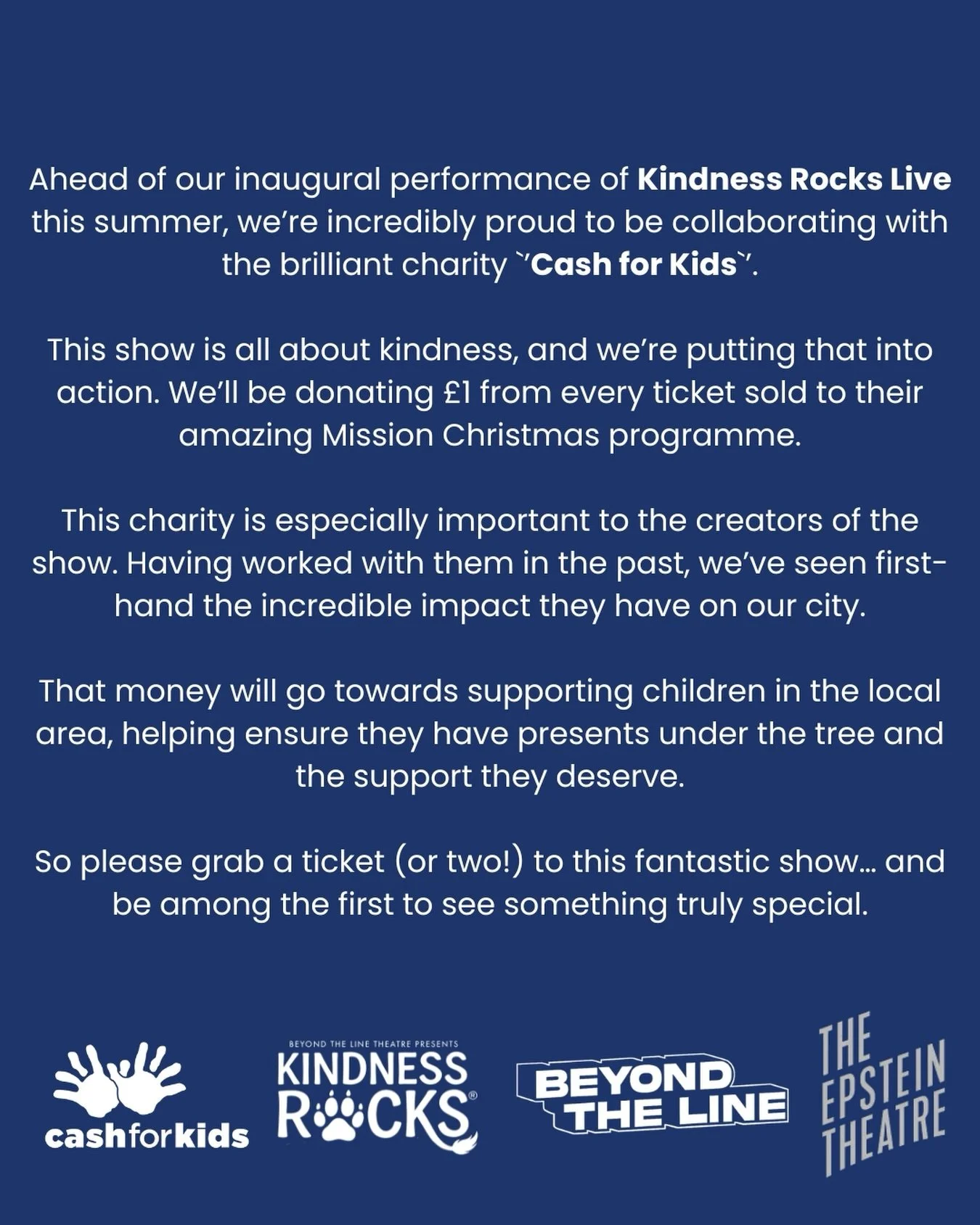 We are thrilled to team up with @cashforkidslivnw. Buy a ticket today to help us grow something and support this charity.
