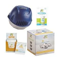FROG Starter Kit – Simplify Hot Tub Care with Fresh Mineral Water®
FROG @ease Floating System – Combines sanitizing minerals with SmartChlor® Technology to maintain fresh, silky water while using up to 75% less chlorine. Self-regulating for hassle-fr