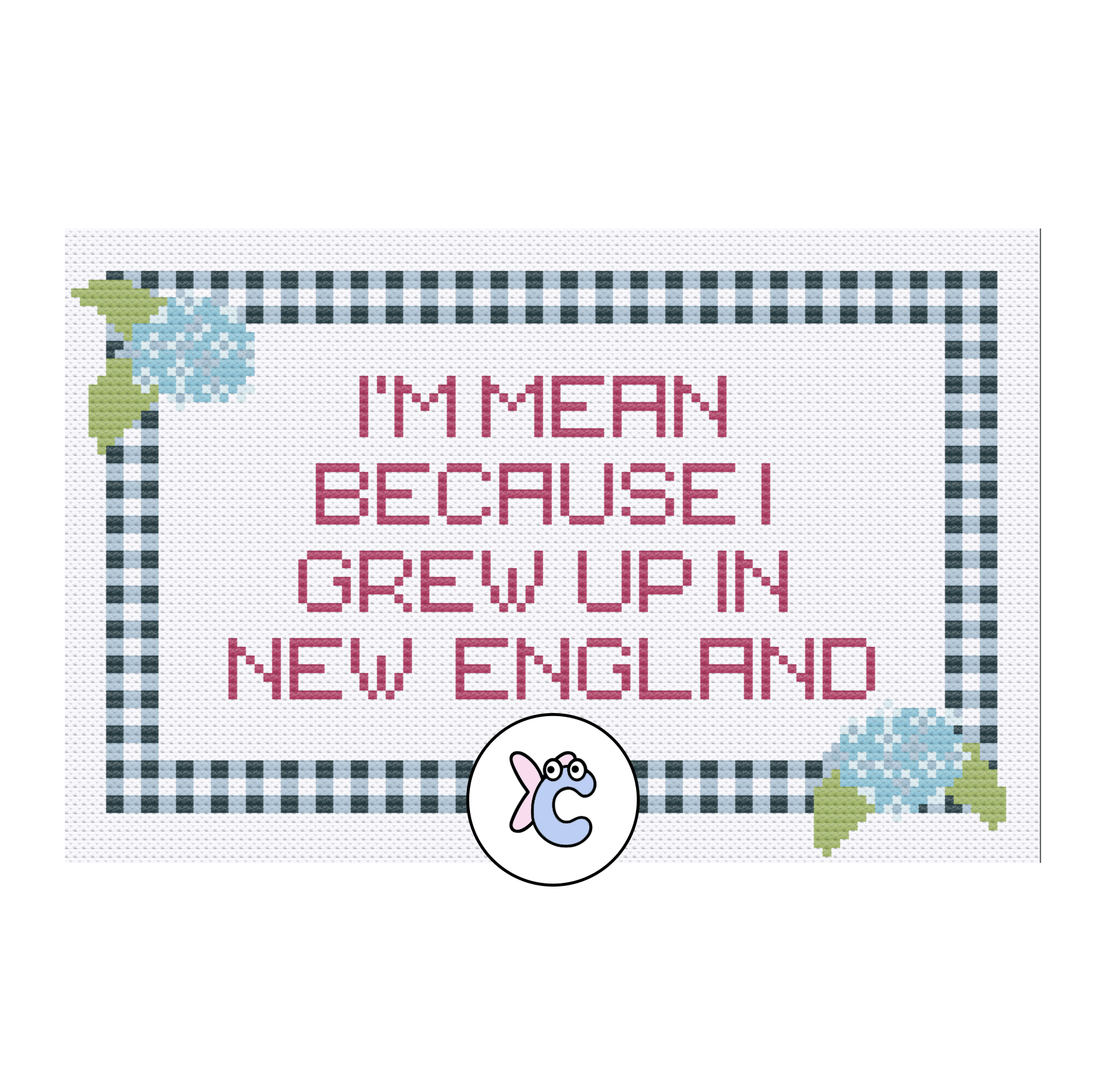 Hydrangea Grew Up In New England *Preorder!* Hand Painted Canvas
