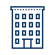 Icon of a multi-story office building with multiple windows.