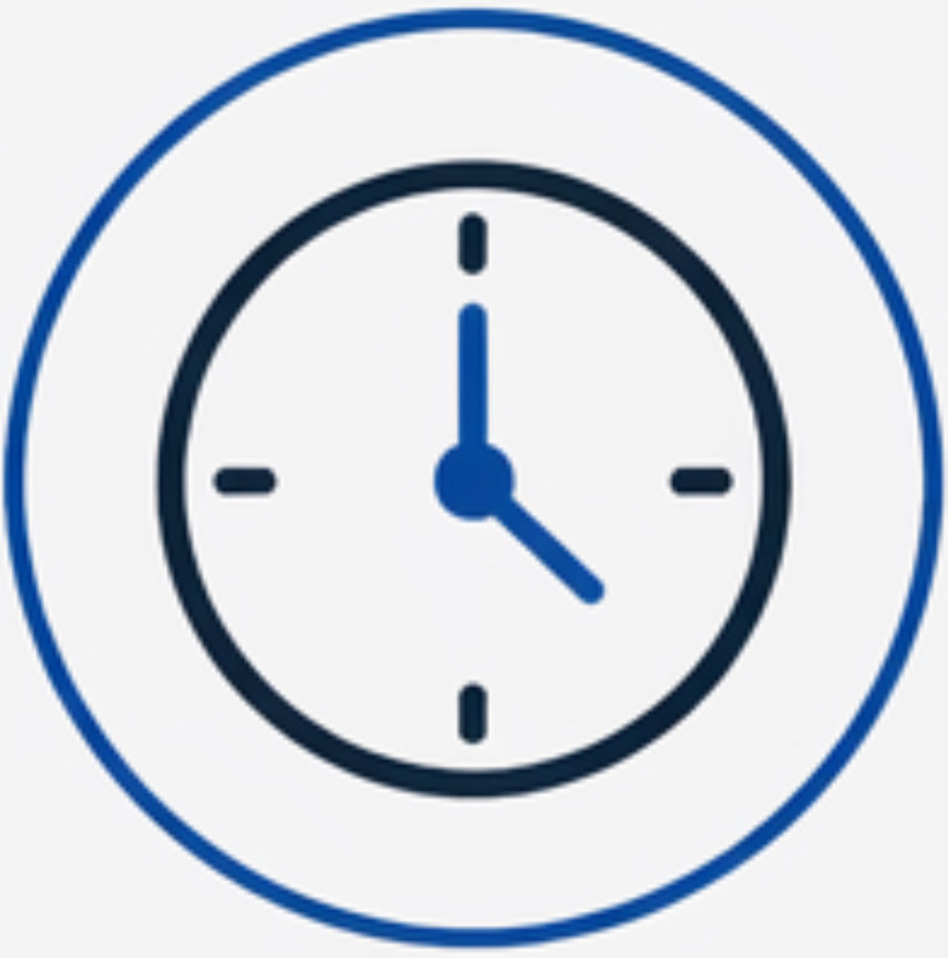 Wall clock showing 12:22.
