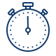 A stopwatch showing the time at 12 seconds.