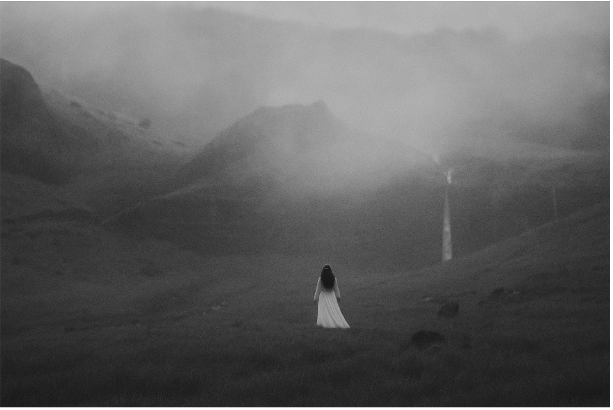 Moody fantasy landscape evoking themes of fate, isolation, and magic in Kellie Yeck’s novels.