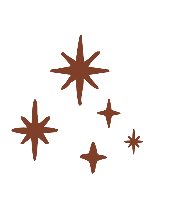 Celestial star illustration reflecting magic, wonder, and fantasy romance themes.