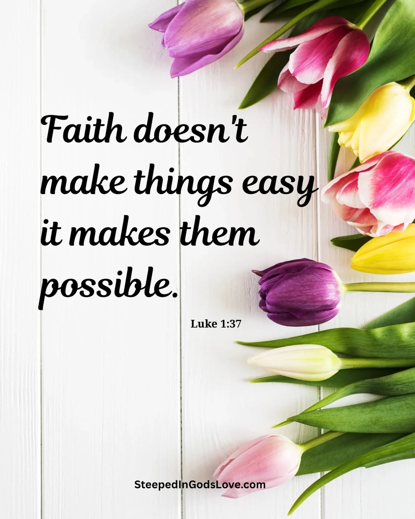 &ldquo;For with God nothing will be impossible.&rdquo; Luke 1:37