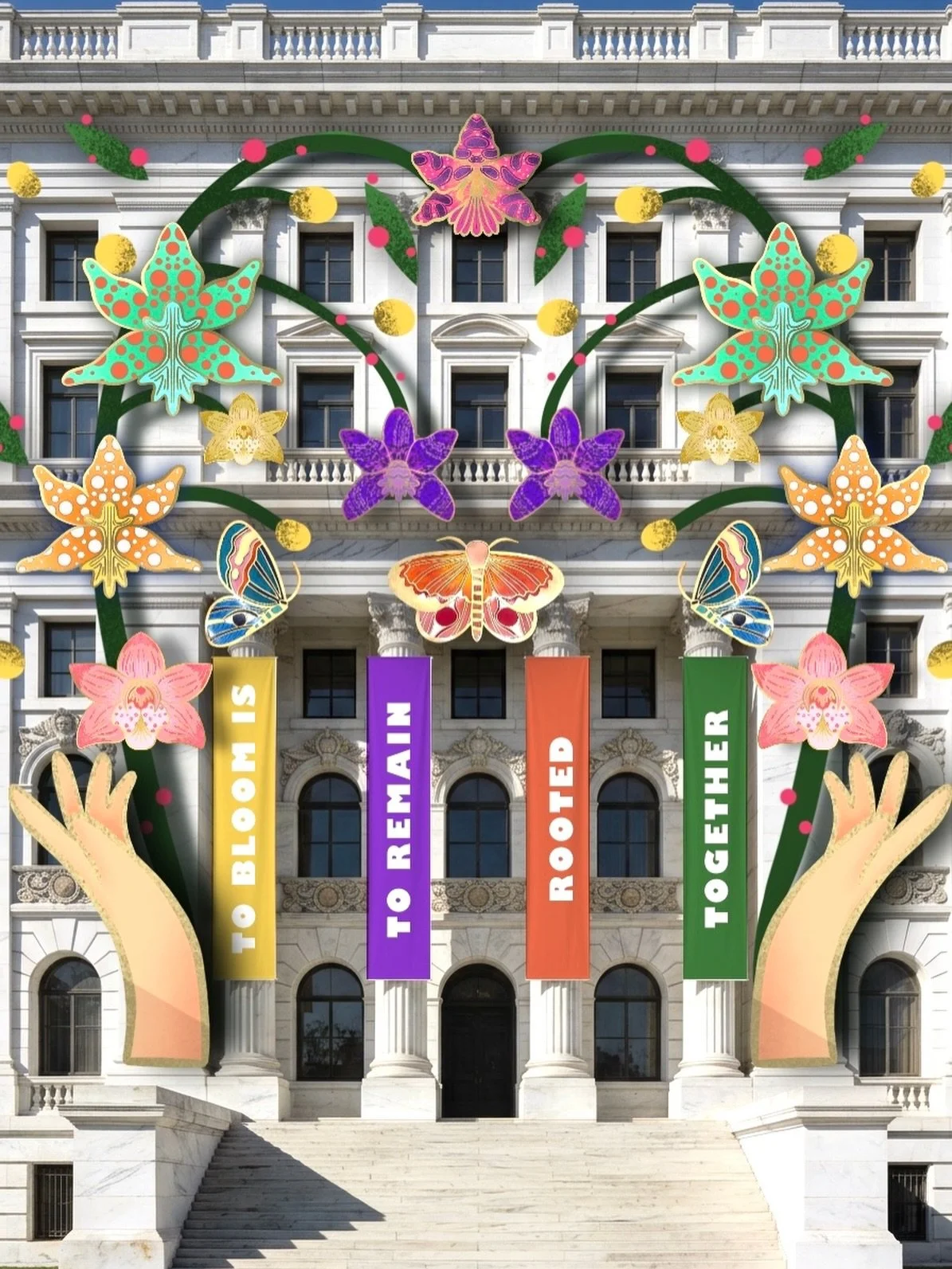 Playing with some large scale installation concepts lately. 2026 is shaping up to be so full of creative fun! ✨ 

If you were to dream your wildest dream, what would you dream?