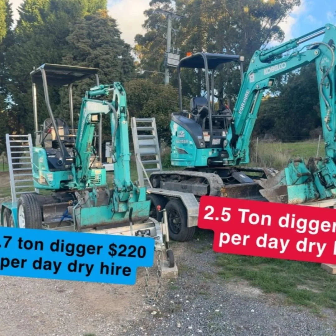 Kobelco SK25SR mini excavator working on site