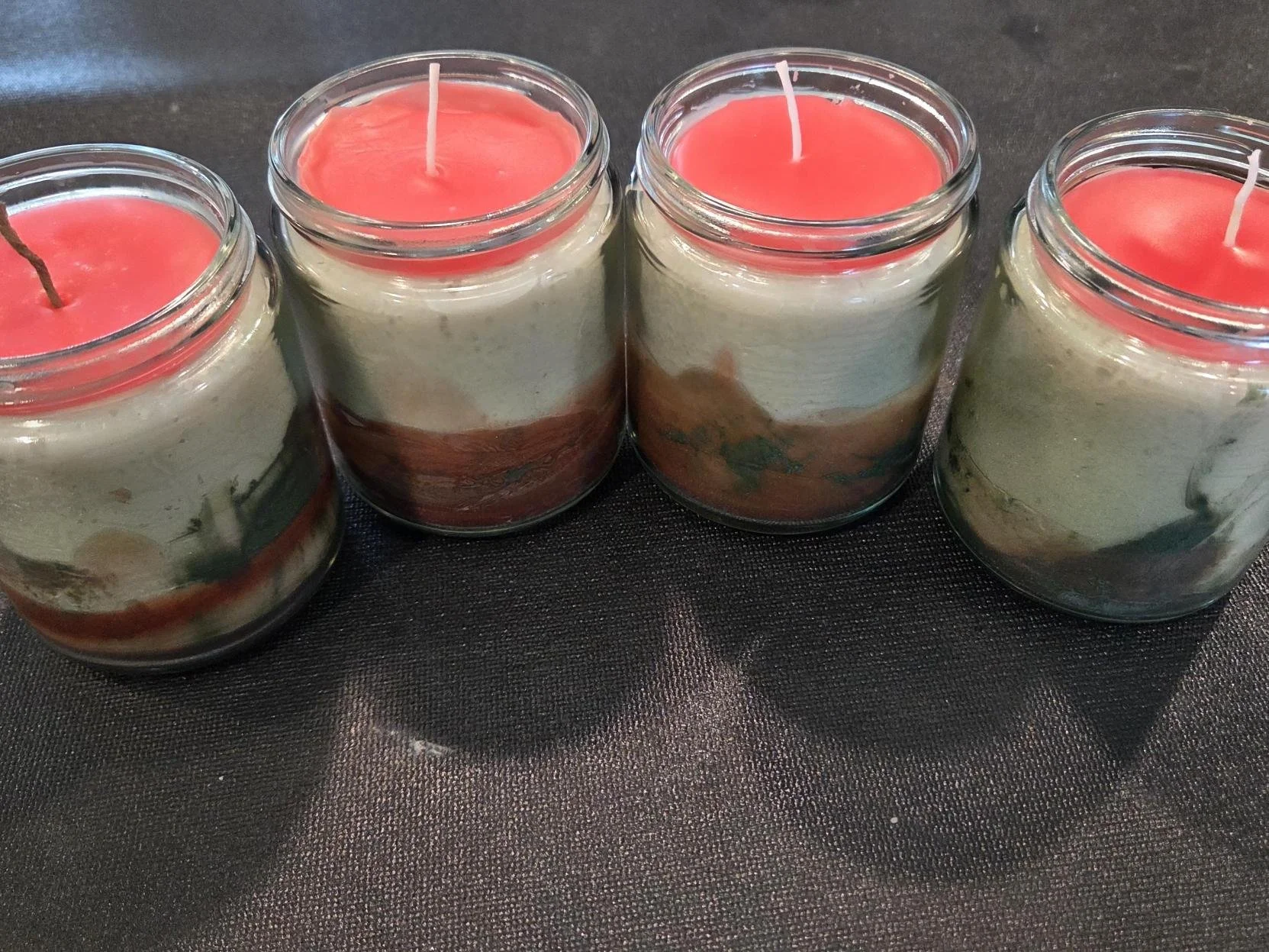 4 - 8oz Watermelon Swirl Candles (Saves $10.00)