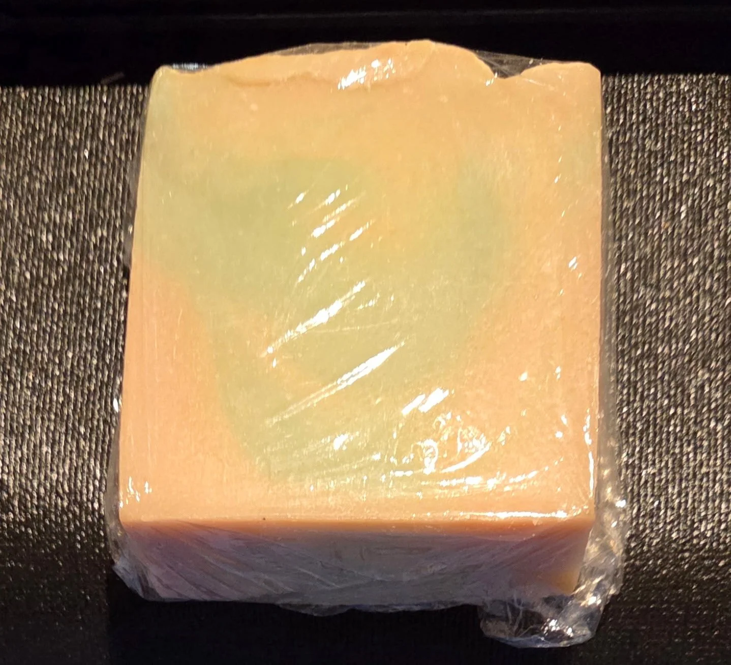 5-6.5 oz green apple soap (cold process)