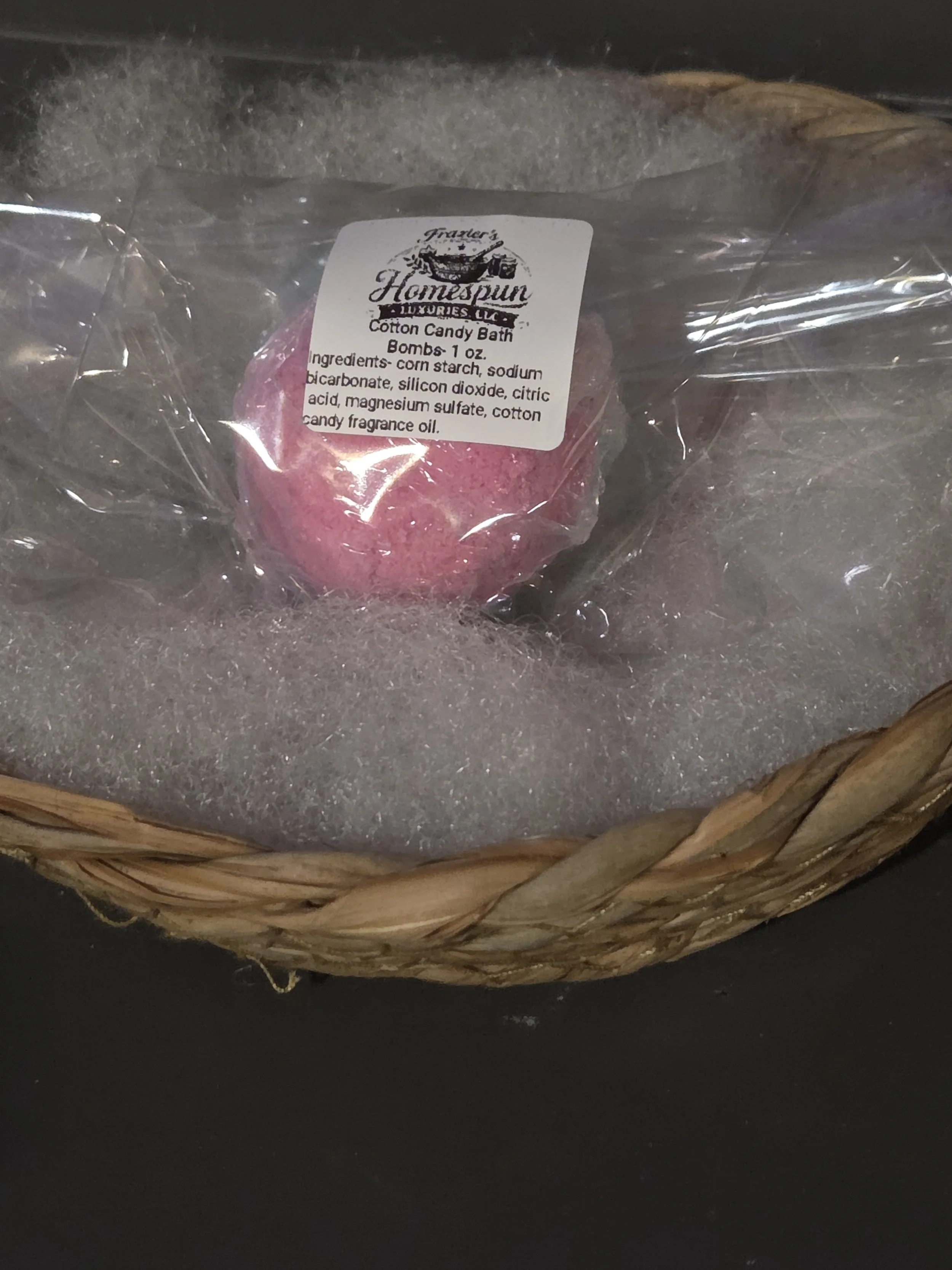 Cotton Candy 1 oz Bath Bomb