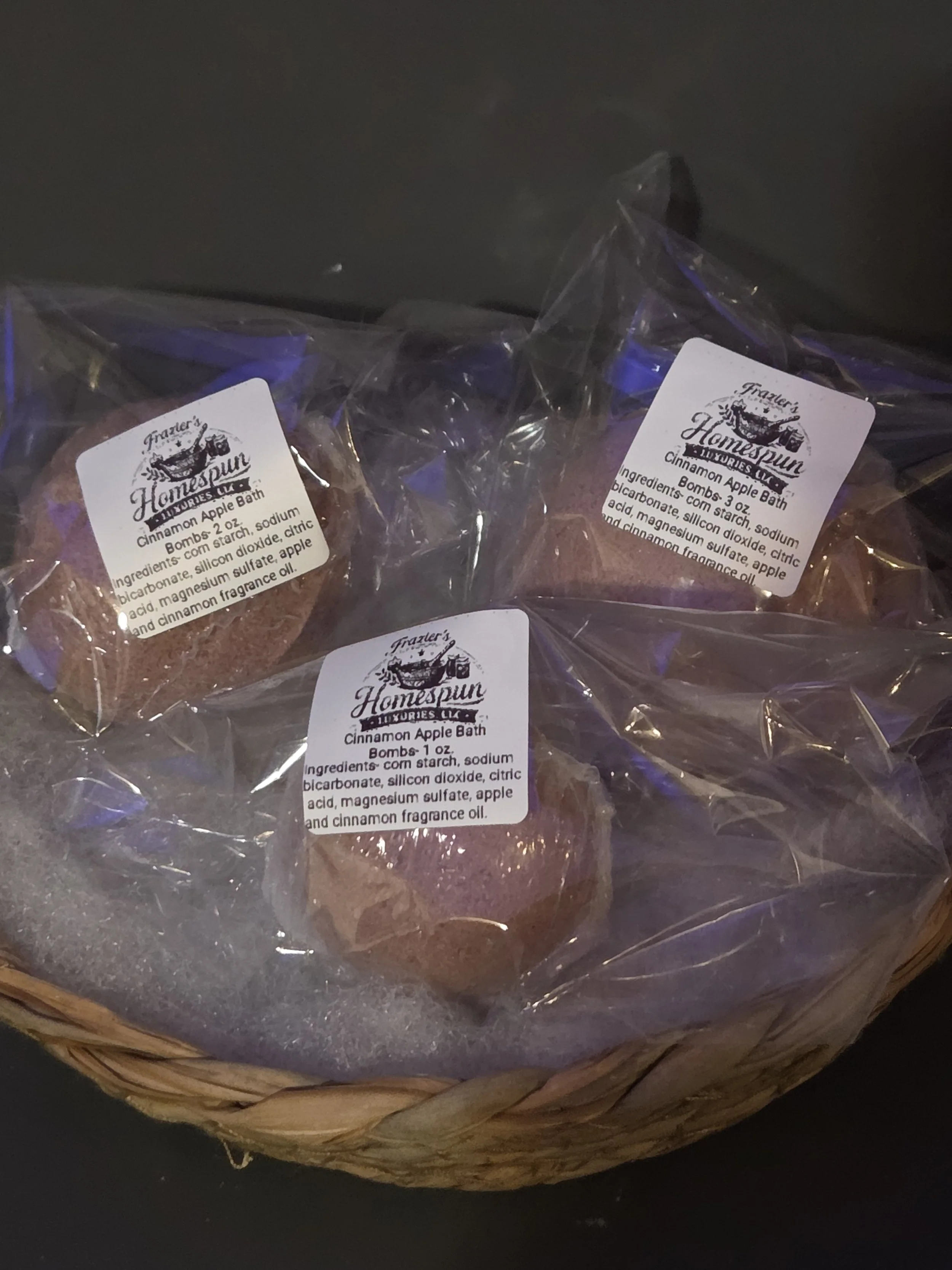 Cinnamon Apple Bath Bomb Set