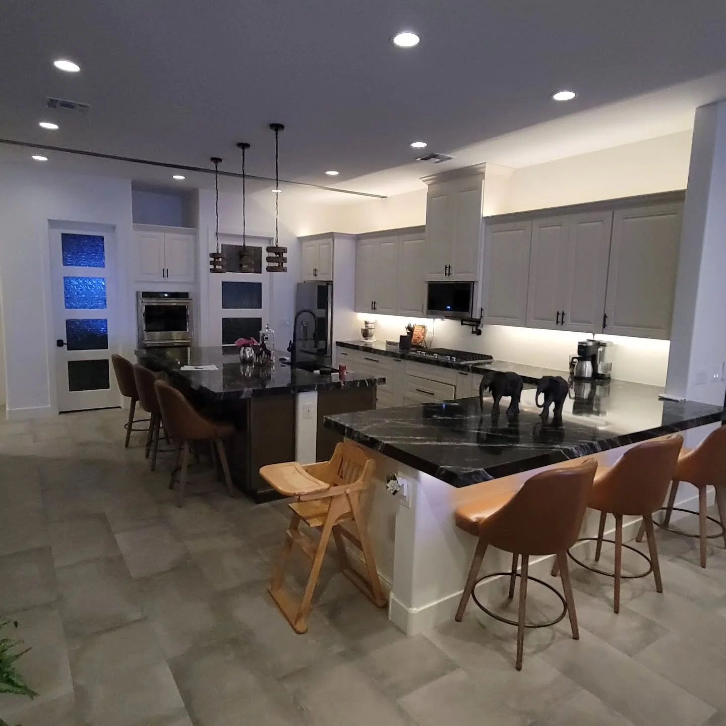 Another client happy and satisfied with their cabinet installation