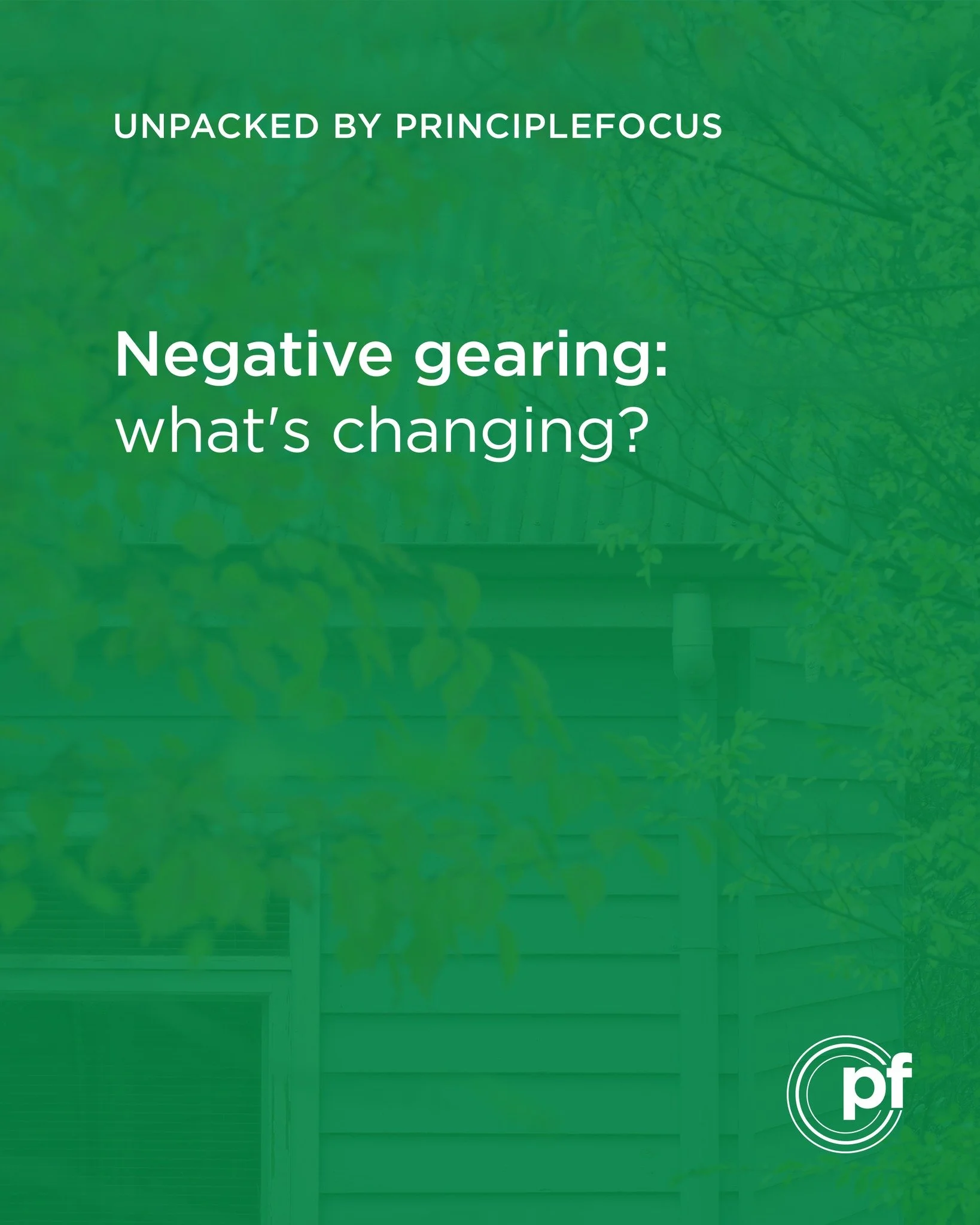 Considering purchasing an investment property as an off-farm asset?

The Federal Government will limit negative gearing to new builds from 1 July 2027. Here&rsquo;s what that means for you. 

To find out more, hit our link in bio to view PrincipleFoc