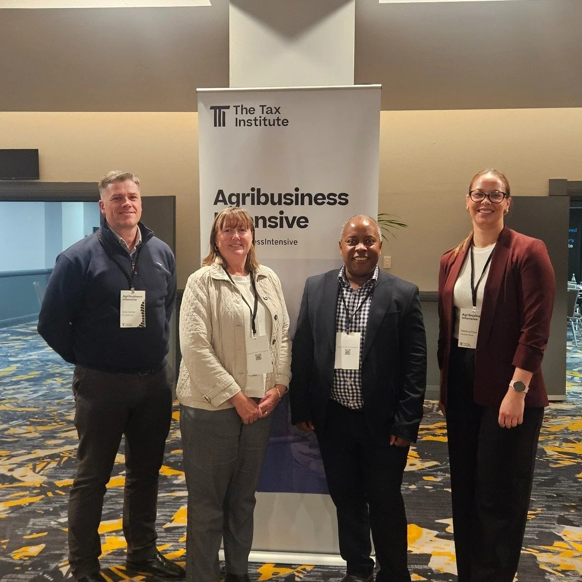 It was fabulous attending The Tax Institute's Agribusiness Intensive as a team this week, together with 100 other accountants and lawyers - all wearing RM boots and mainly working with farm business owners, just like us.

One of our favourite takeawa