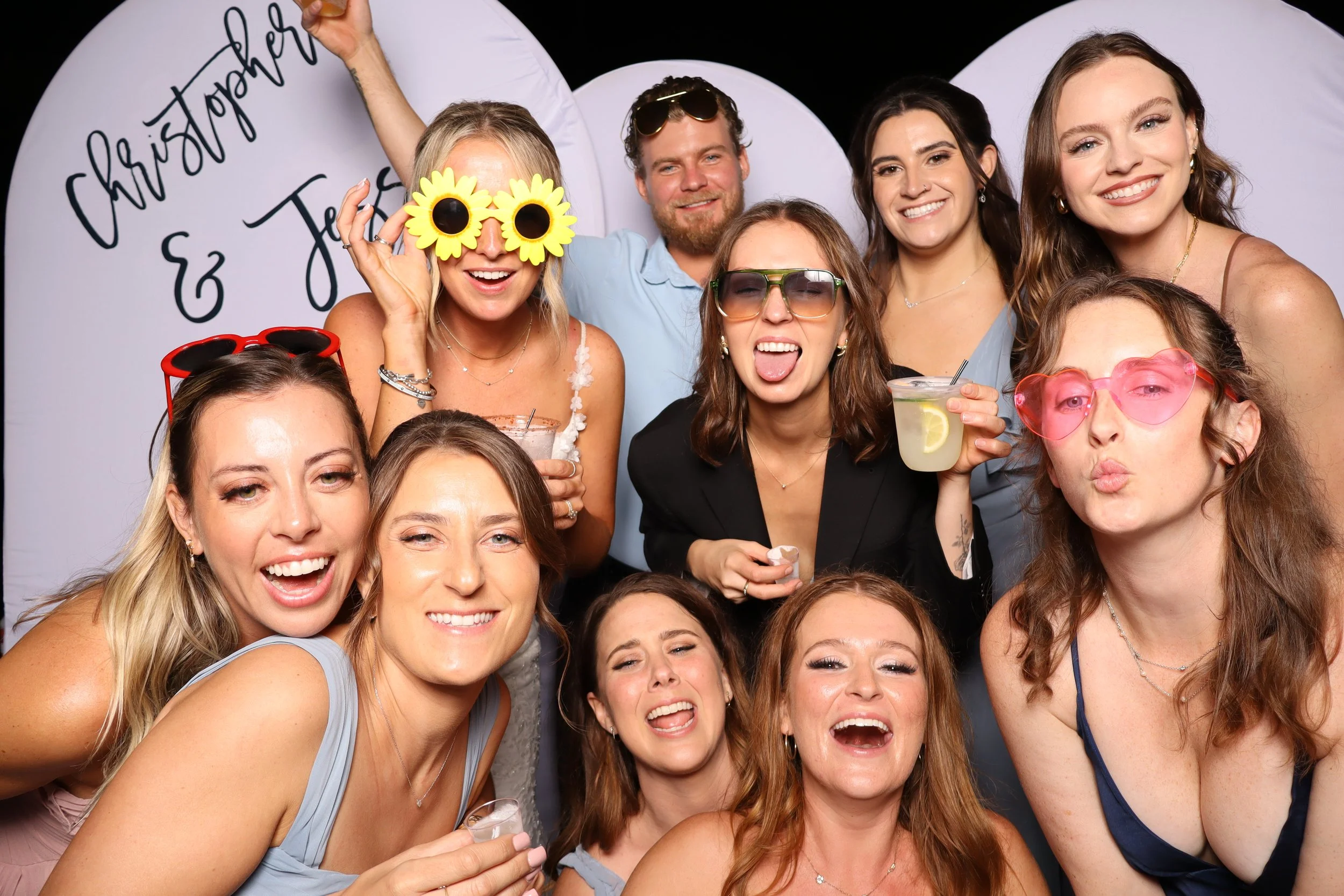 Luxury wedding photo booth South Florida