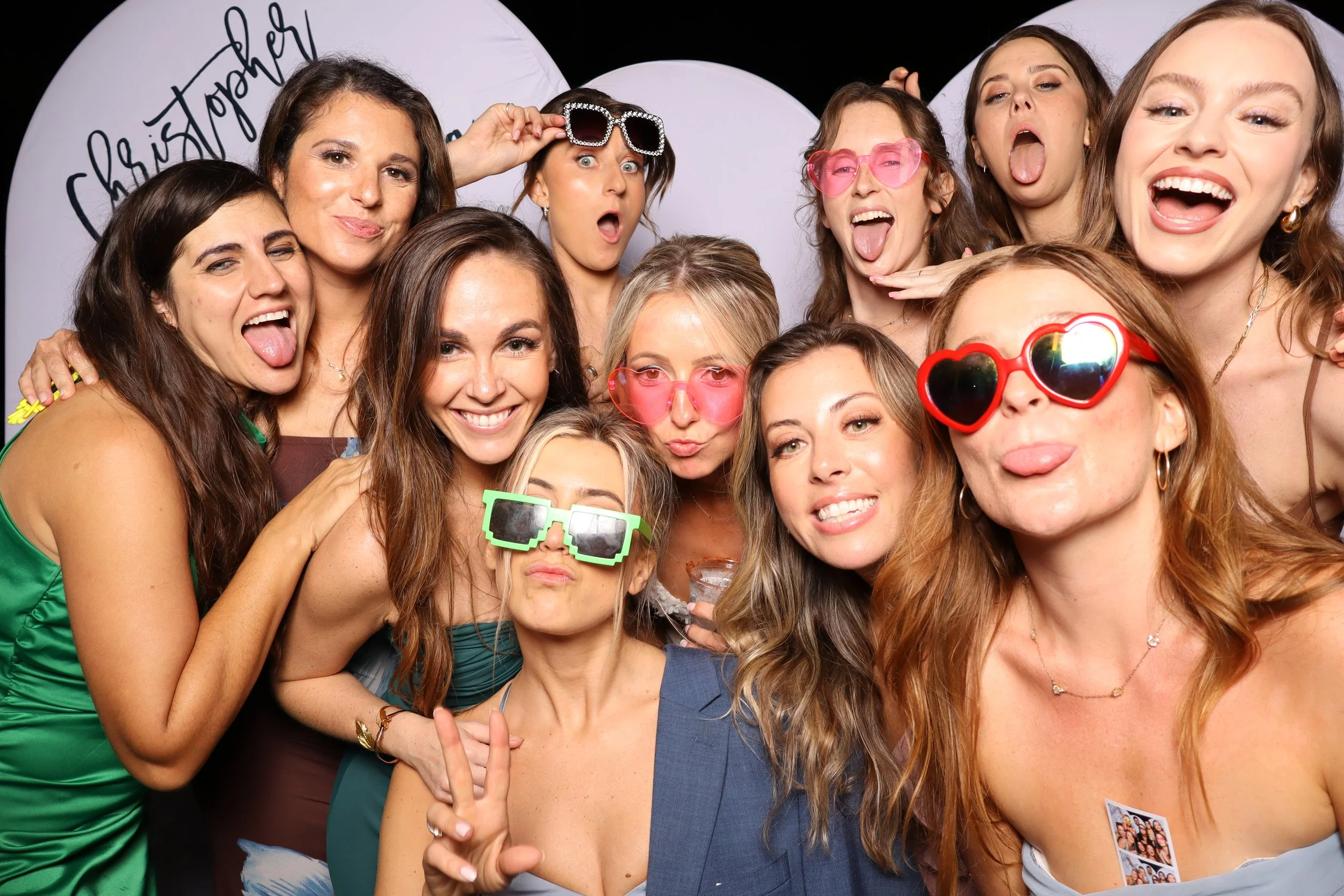 Luxury wedding photo booth South Florida