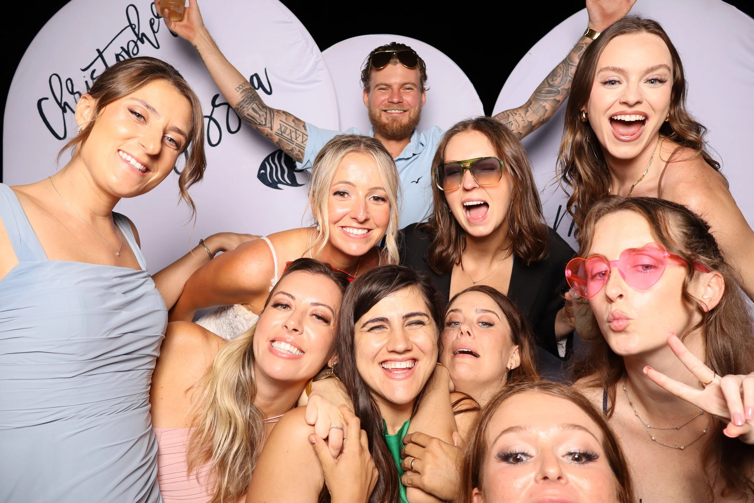 Luxury wedding photo booth South Florida