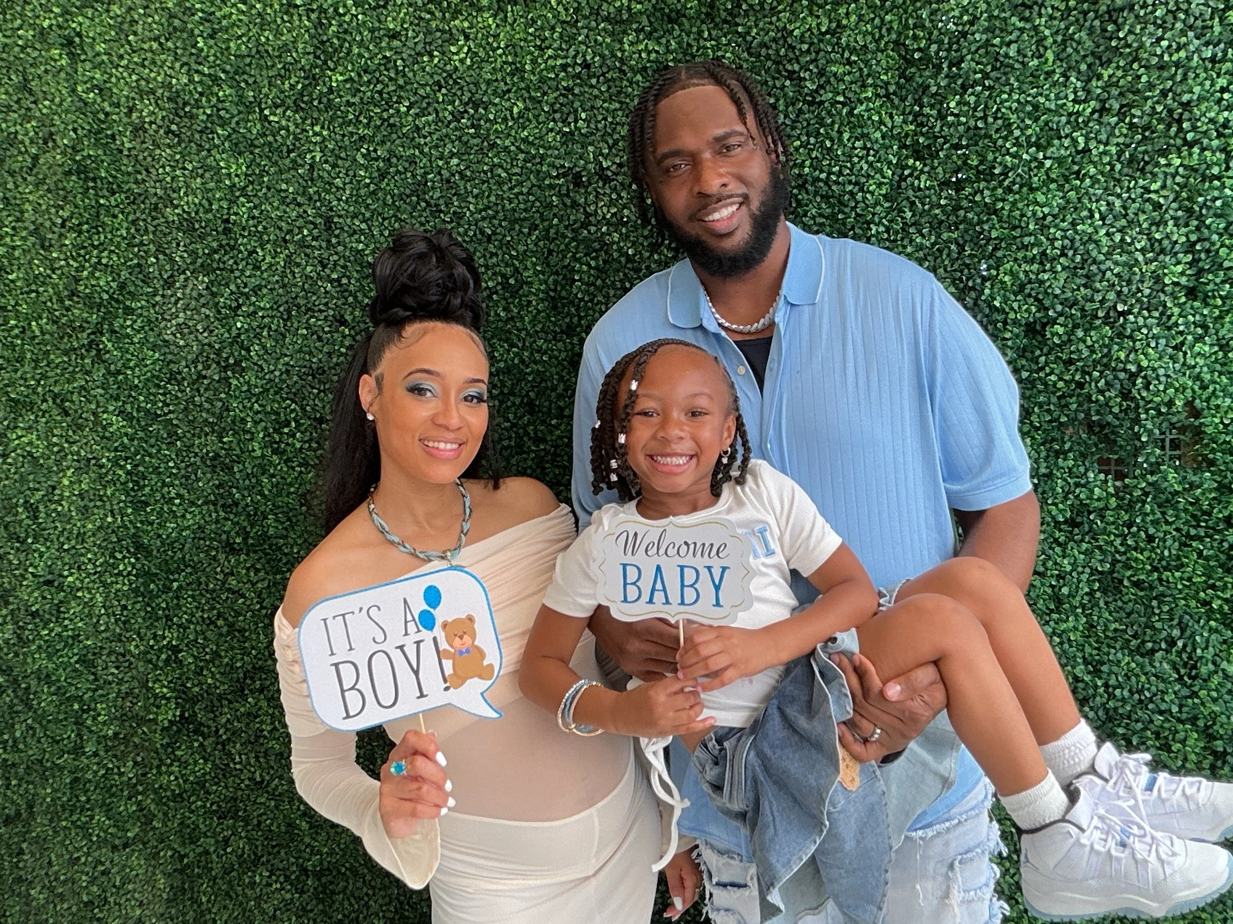 Baby shower flower wall backdrop South Florida