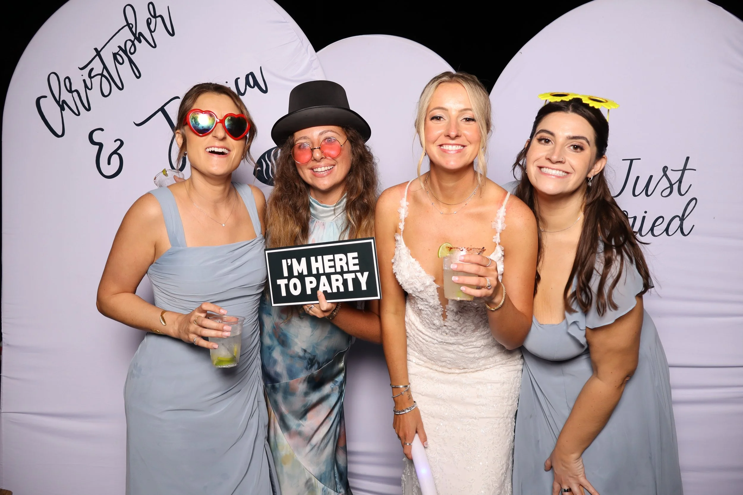 Luxury wedding photo booth South Florida