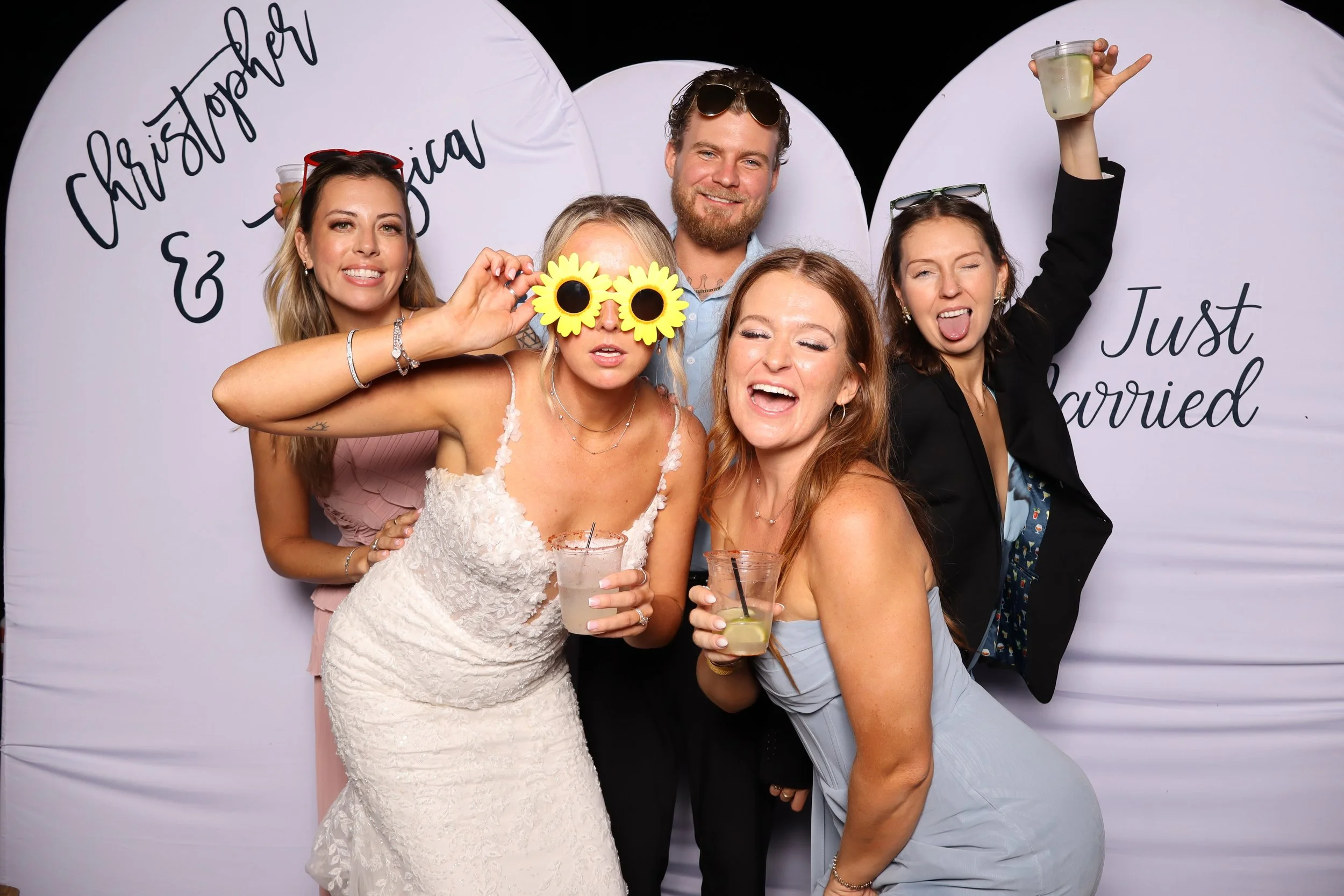 Luxury wedding photo booth South Florida