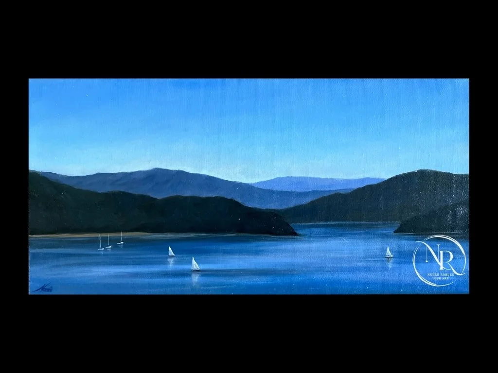 "Jordanelle" 8"x16" Oil on canvas
