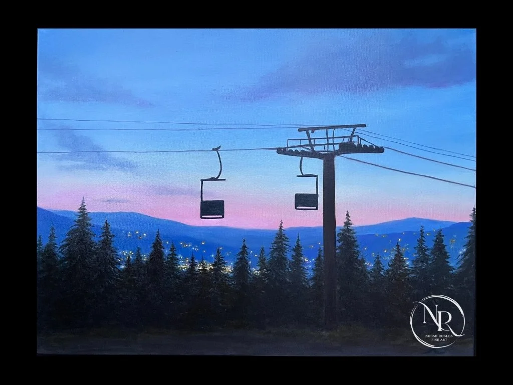 "Park City Evening" 18"x24" Oil on canvas