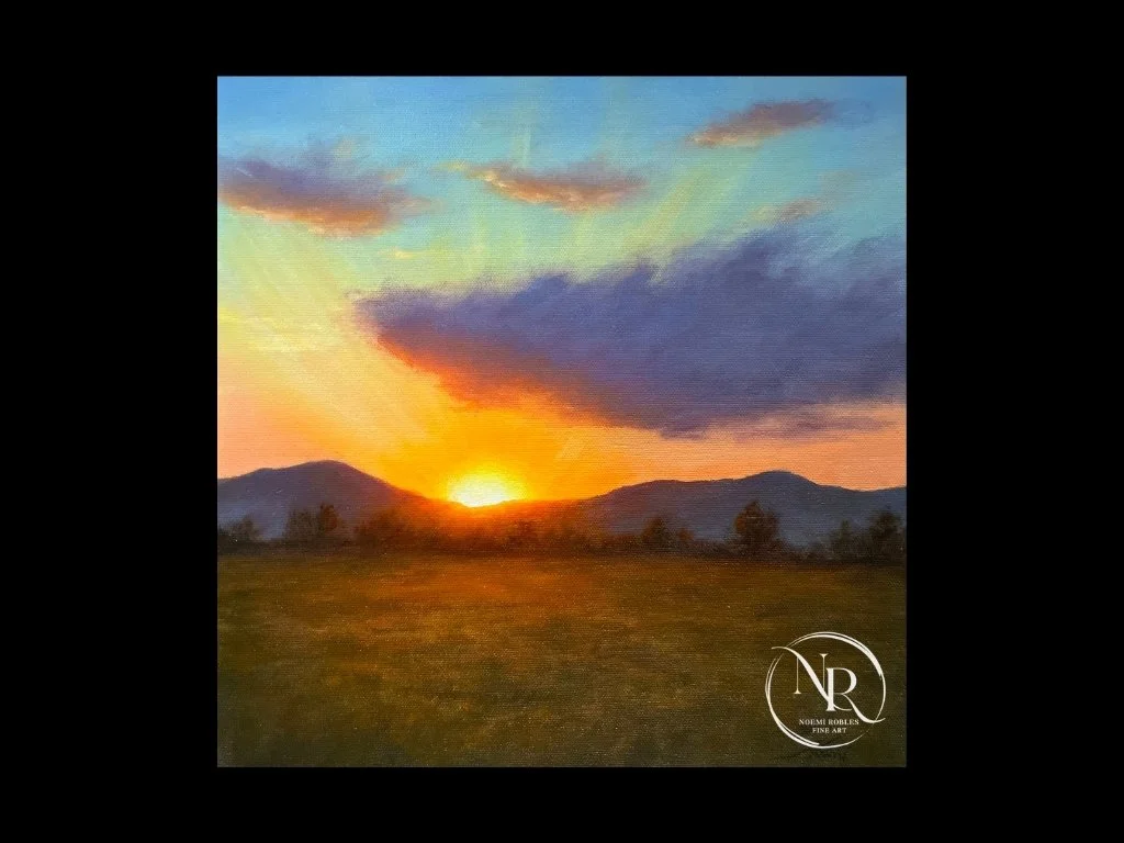 "Amanecer"  14x14 Oil on Canvas