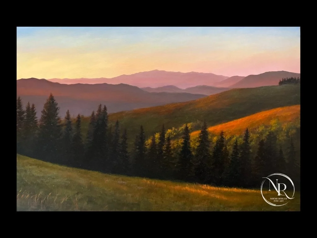 "Sunset Symphony"  24"x36" Oil on canvas
