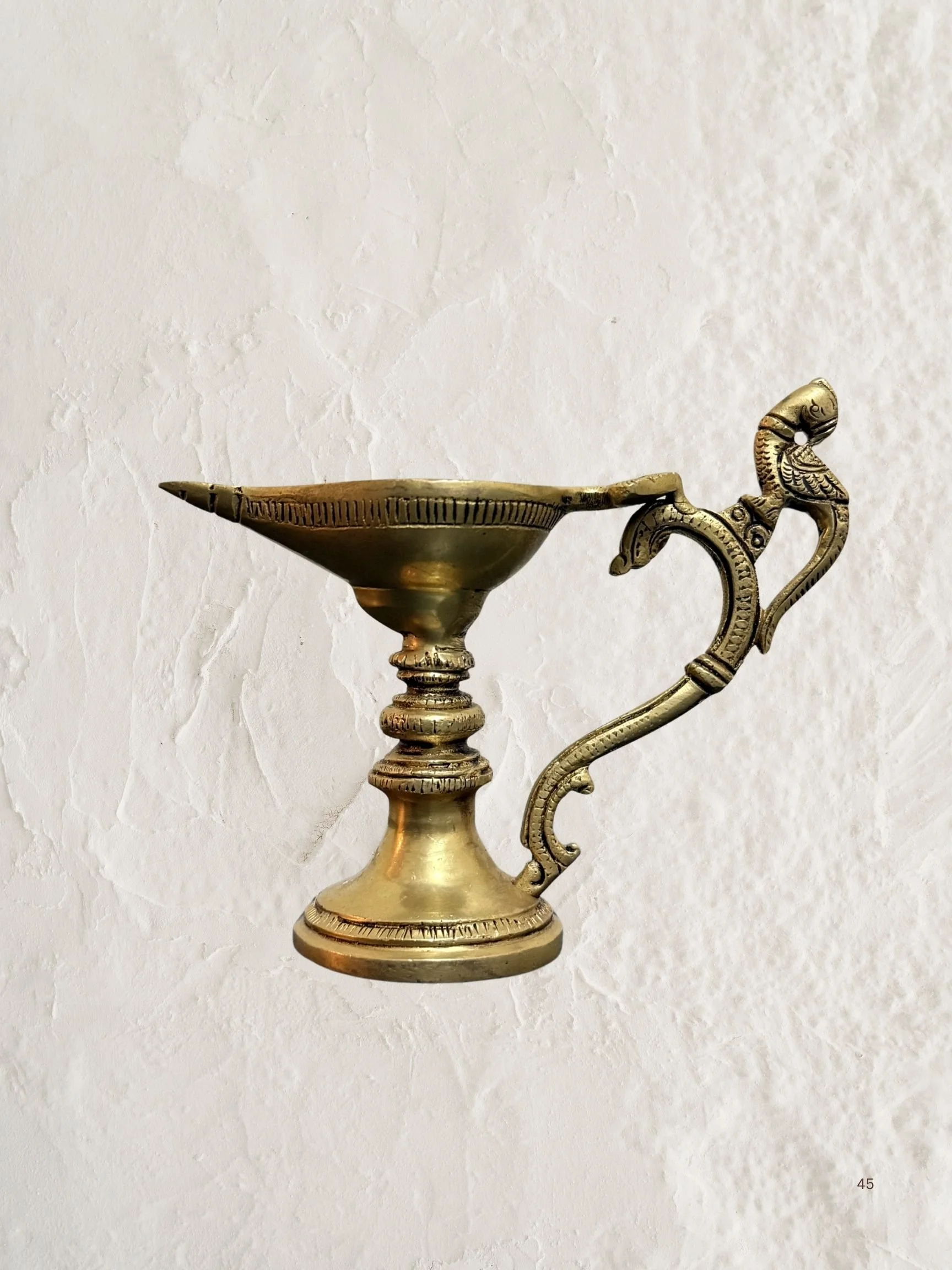 5.6-Inch Traditional Brass Deepa