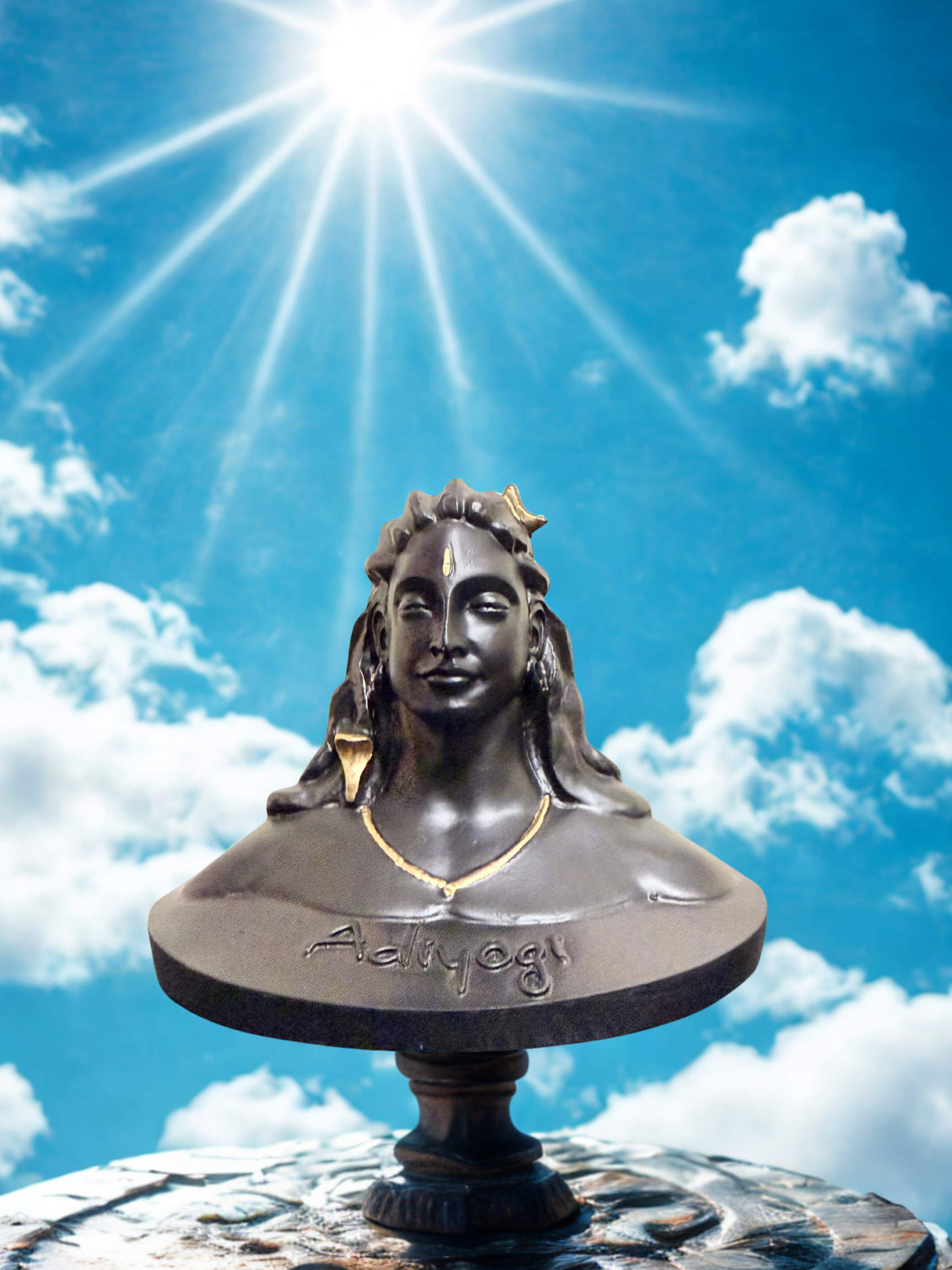 Adiyogi 5-Inch Resin Statue